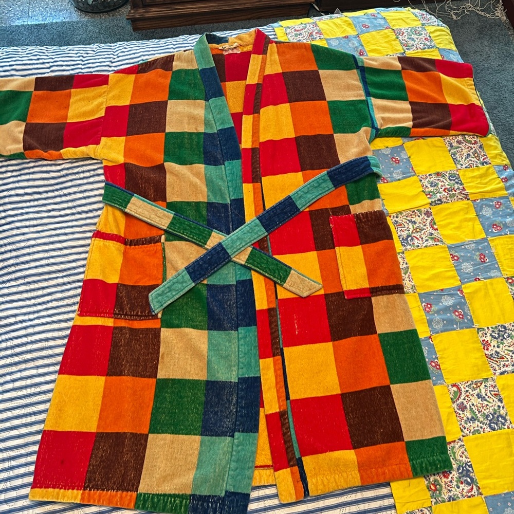 1960’s vintage Terry cloth robe.